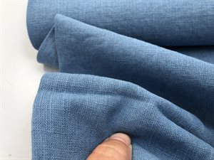 Luksus hør - blød kvalitet i  jeansblå,    Levering jan 2022